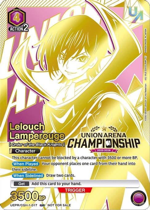 Lelouch Lamperouge (Regionals 25-26)