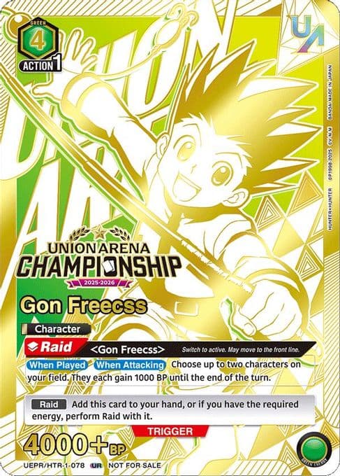 Gon Freecss (Regionals 25-26)