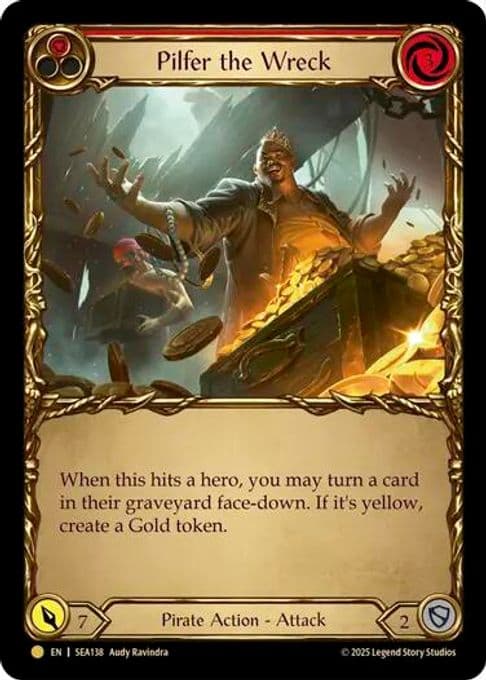 Pilfer the Wreck (Red) (Treasure)