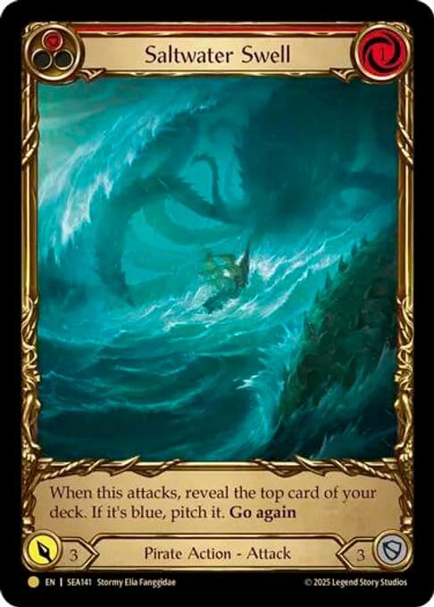 Saltwater Swell (Red) (Treasure)