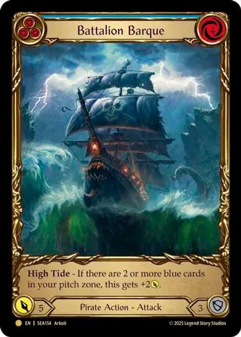 Battalion Barque (Blue) (Treasure)
