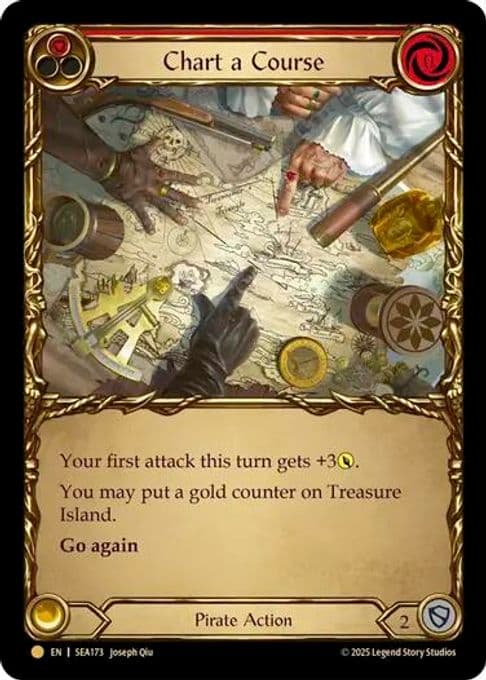 Chart a Course (Red) (Treasure)