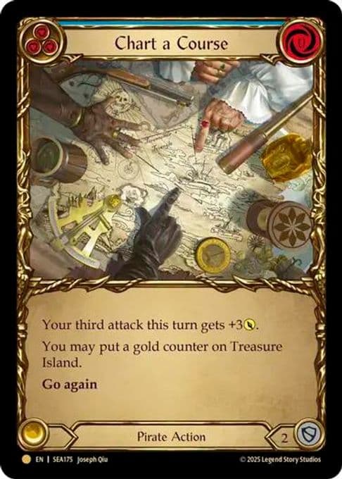 Chart a Course (Blue) (Treasure)