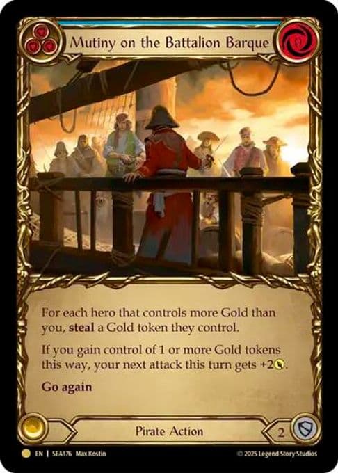 Mutiny on the Battalion Barque (Treasure)