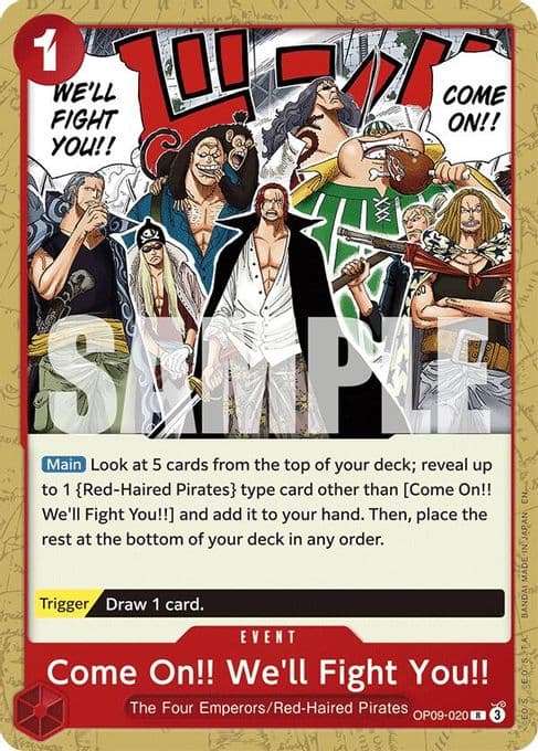 Come On!! We'll Fight You!! (Reprint)