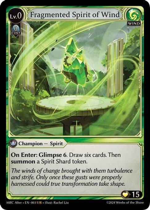 Fragmented Spirit of Wind