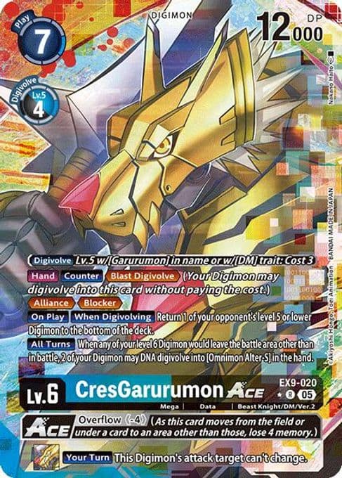 CresGarurumon ACE (Alternate Art)
