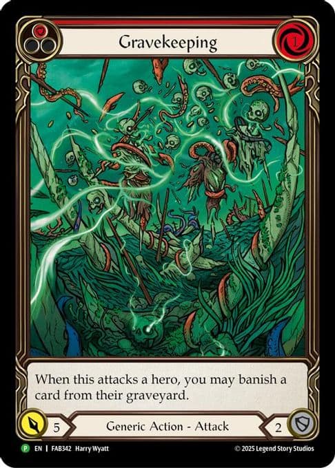 Gravekeeping (Red) - FAB342