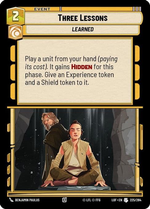 Three Lessons