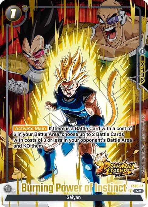 Burning Power of Instinct (Bonus Pack Alternate Art)
