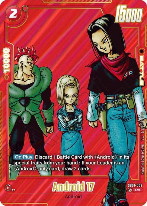 Android 17 - SB01-003 (Alternate Art)