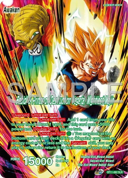 Vegeta & Babidi // Babidi & Prince of Destruction Vegeta, Mightiest Majin (Reprint)