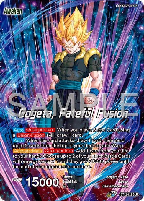 Son Goku & Vegeta // Gogeta, Fateful Fusion (Reprint)