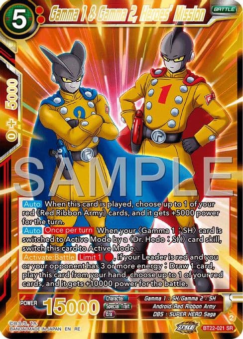 Gamma 1 & Gamma 2, Heroes' Mission (Reprint)