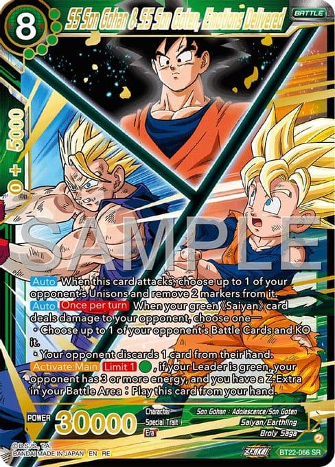 SS Son Gohan & SS Son Goten, Emotions Delivered (Reprint)
