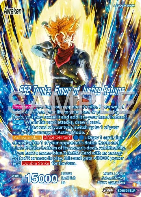 Trunks // SS2 Trunks, Envoy of Justice Returns (Reprint)