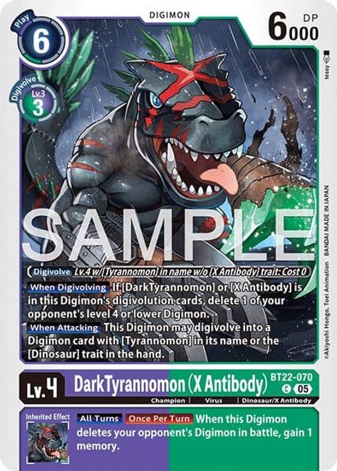 Dark Tyrannomon (X Antibody)