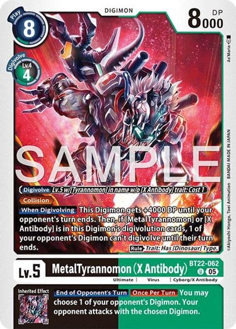 MetalTyrannomon (X Antibody)