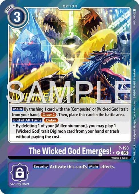 The Wicked God Emerges! (Store Tournament 2025 Vol.3 Winner Pack)