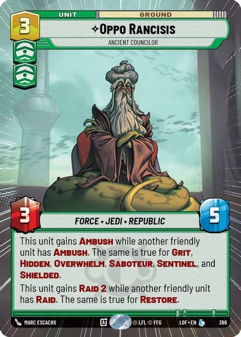 Oppo Rancisis - Ancient Councilor (Hyperspace)