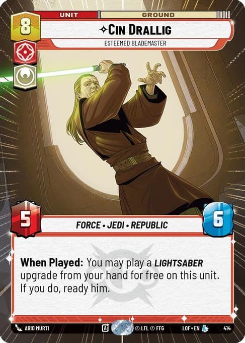 Cin Drallig - Esteemed Blademaster (Hyperspace)