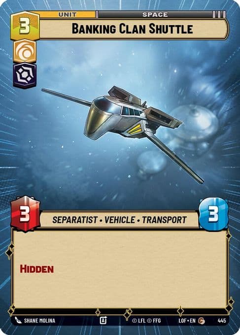Banking Clan Shuttle (Hyperspace)