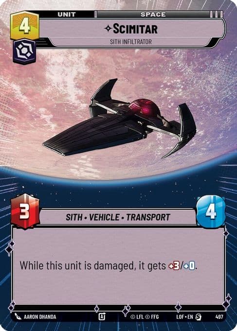 Scimitar - Sith Infiltrator (Hyperspace)