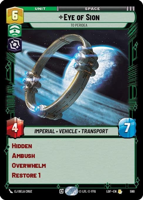 Eye of Sion - To Peridea (Foil)