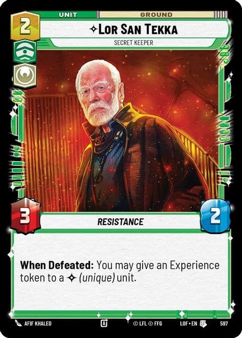 Lor San Tekka - Secret Keeper (Foil)