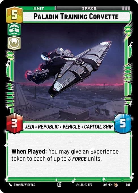 Paladin Training Corvette (Foil)