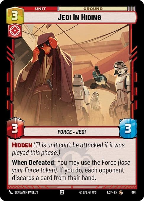 Jedi In Hiding (Foil)