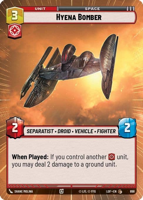 Hyena Bomber (Hyperspace Foil)