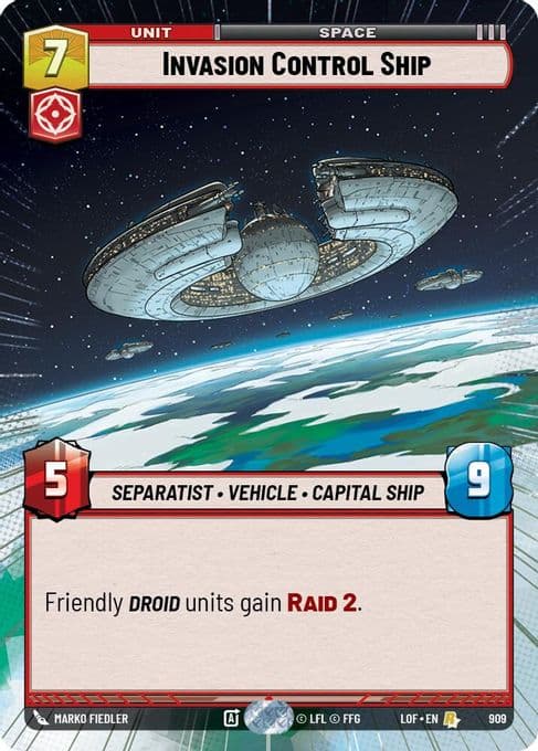 Invasion Control Ship (Hyperspace Foil)