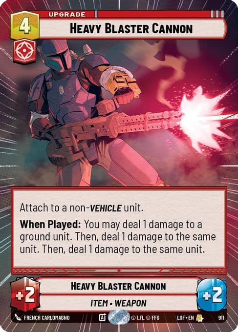 Heavy Blaster Cannon (Hyperspace Foil)