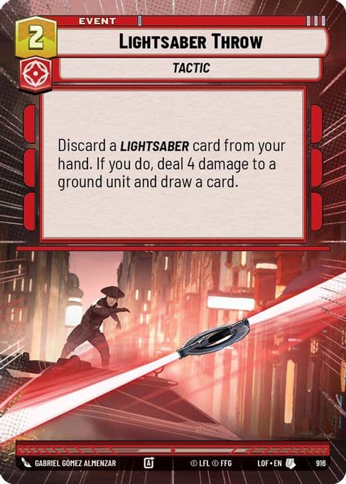Lightsaber Throw (Hyperspace Foil)