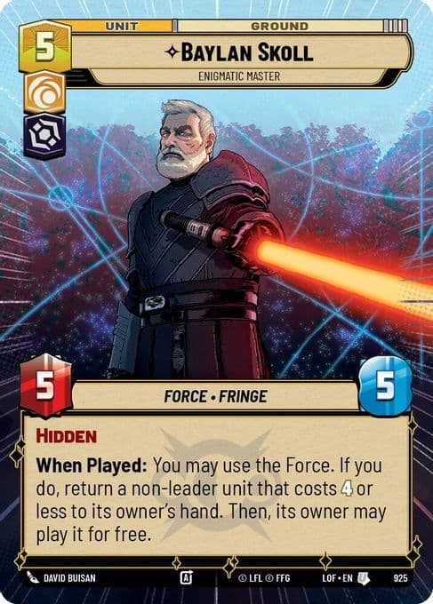 Baylan Skoll - Enigmatic Master (Hyperspace Foil)