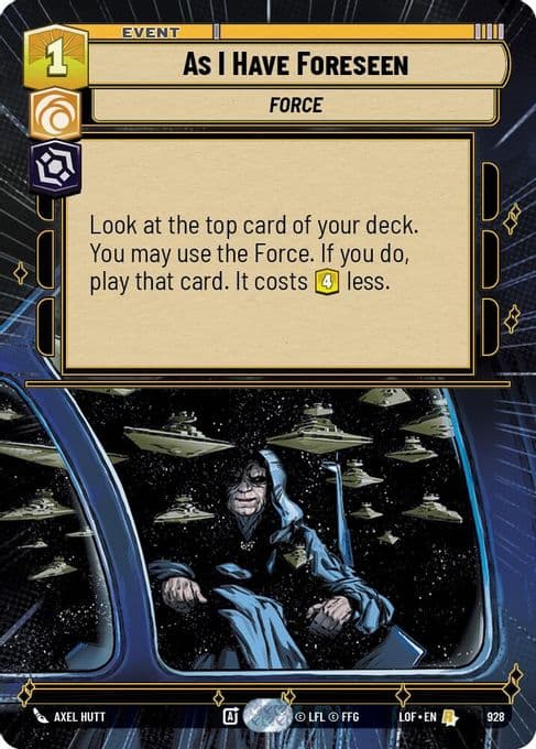 As I Have Foreseen (Hyperspace Foil)