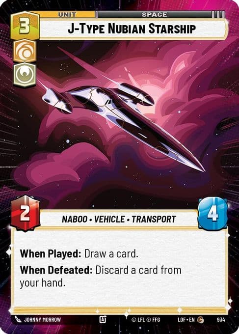 J-Type Nubian Starship (Hyperspace Foil)