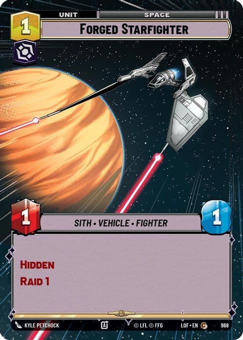 Forged Starfighter (Hyperspace Foil)