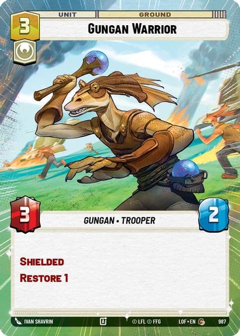 Gungan Warrior (Hyperspace Foil)