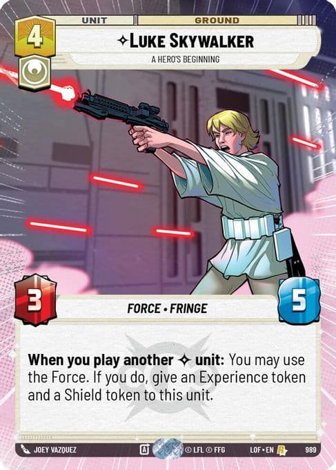 Luke Skywalker - A Hero's Beginning (Hyperspace Foil)