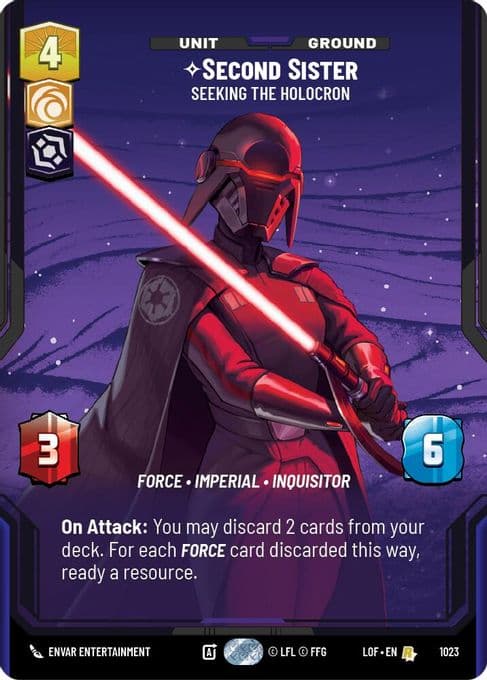 Second Sister - Seeking the Holocron (Prestige)
