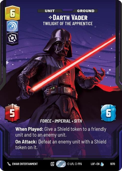 Darth Vader - Twilight of the Apprentice (Prestige Foil)