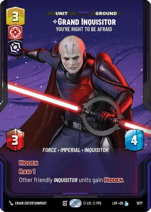 Grand Inquisitor - You're Right to Be Afraid (Prestige Foil)