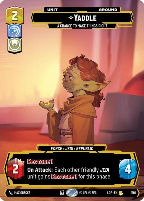 Yaddle - A Chance To Make Things Right (Prestige Foil)