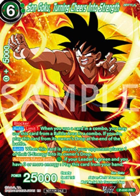 Son Goku, Turning Cheers Into Strength (Alternate Art) (Deluxe Pack 2025 Vol.2)