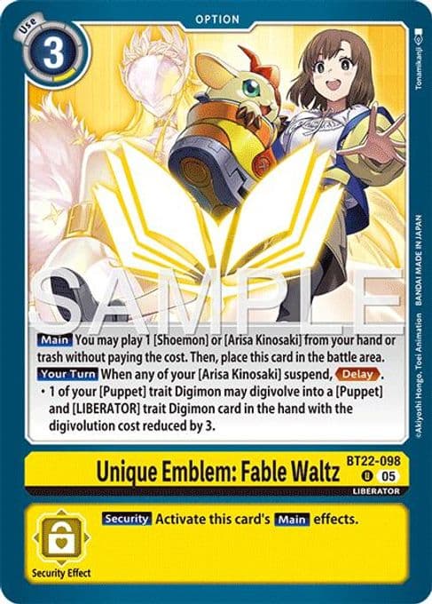 Unique Emblem: Fable Waltz