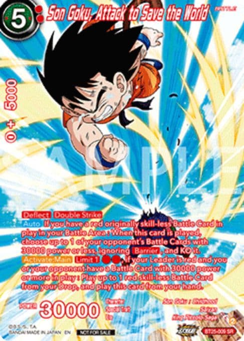 Son Goku, Attack to Save the World (Premium Alt-Art Set 2025 Vol.2)