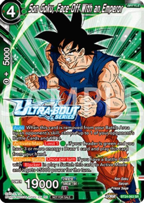 Son Goku, Face-Off With an Emperor (Event pack 17)
