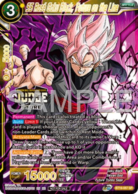 SS Rose Goku Black, Future on the Line (Judge Pack Vol.17) (Store)